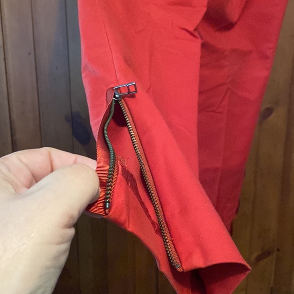 Anthropologie Cartonnier Burnt Orange Charlie Ankle Pants. Size 4 - Picture 8 of 15